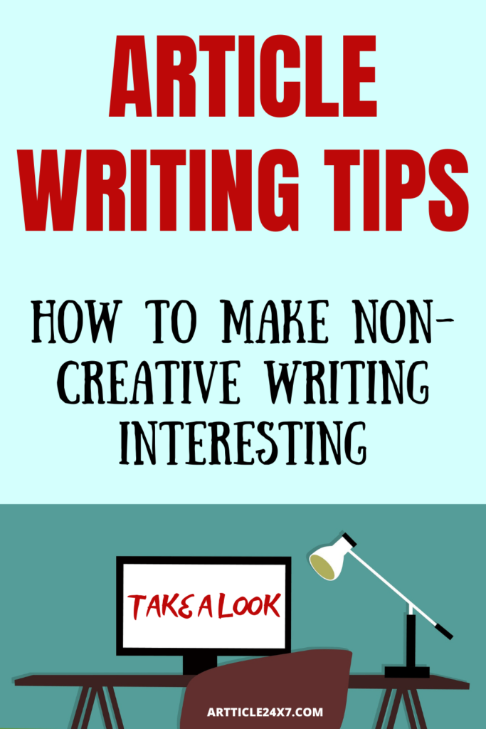 non creative writing definition